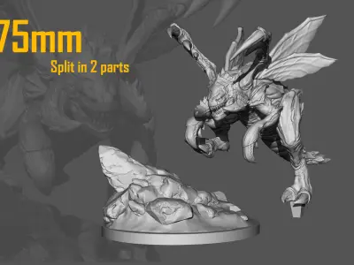 Chibi Zergling - Starcraft 3D print model