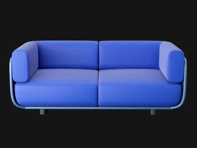 Shaal collection sofa 3D model