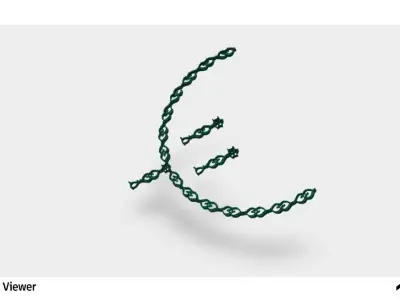 Jewellery Set With Star Melee Diamonds 3D print model