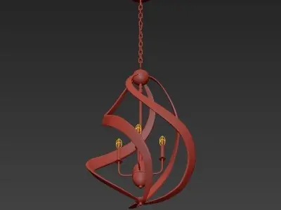 Trephine Chandelier 3D model