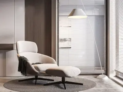 modern sofa chair  3D model