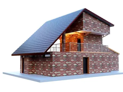 House drawing 3D model