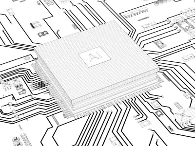 circuit board 3D model