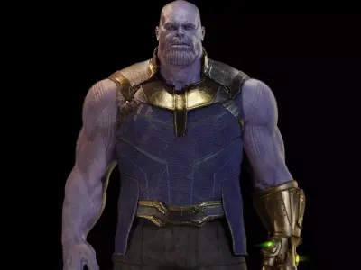 Thanos from Avengers Infinity War - IW Suit 3D model