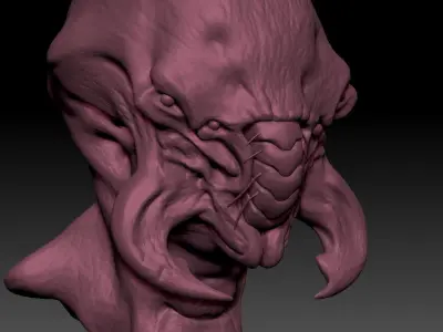 Alien Creature 3D print model