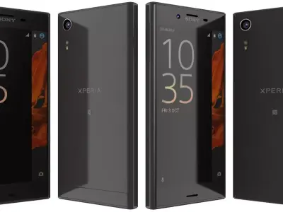 Sony Xperia XZ Mineral black 3D model