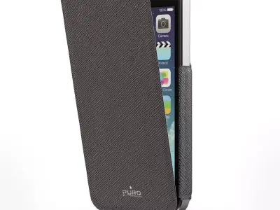 Apple iPhone 5S with Case Puro Ultra Slim Low-poly 3D model