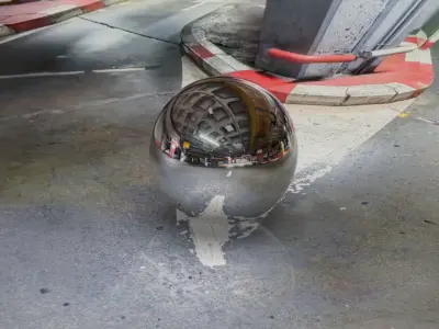 HDRI 022  Underground Parking Garage Texture