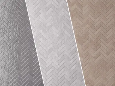 Tile Cloe Ceramic Herringbone - Set 22 Texture