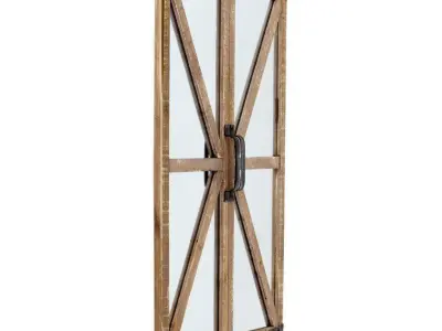 Verner Farmhouse Wall Mirror 3D model