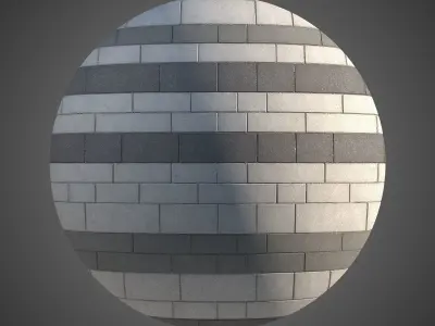 8k Large Area Linear concrete paving 01 - 3 variations Texture