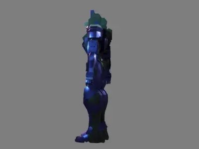 Blue Panser 3D model
