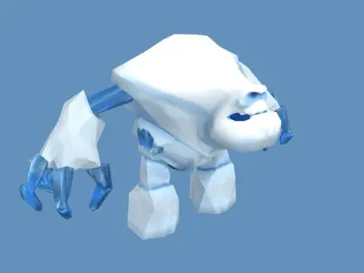 Marshmallow - Frozen Free low-poly 3D model