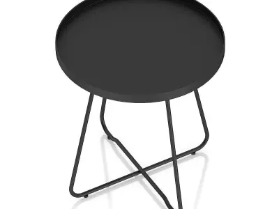 Small Black Table 3D model