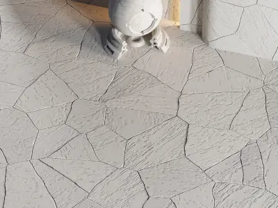 H80 Slate Stone - PBR - 4K - Seamless 3D model