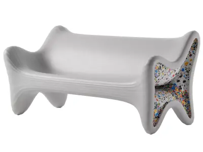 Magis IN-SIDE Polyethylene sofa 3D model