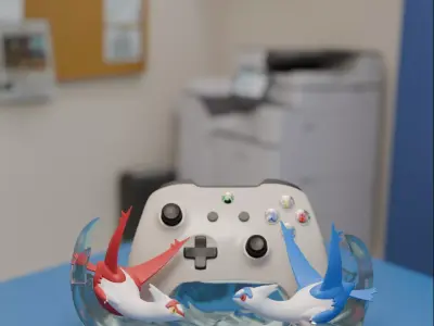 Latias and Latios Controller Stand  3D print model