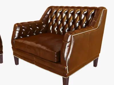 Bespoke custom sofa and chair 3D model