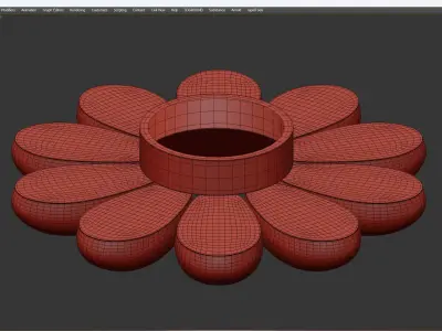 De Markt madlen Low-poly 3D model