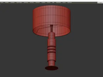 Cyan Design Dubois Table Lamp Low-poly 3D model