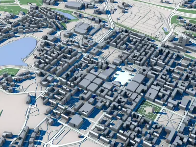 Kuopio City Finland 3D model