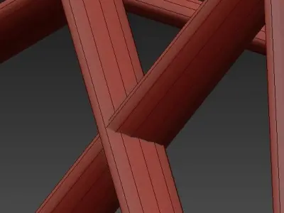 Metal wall 3D model purchase