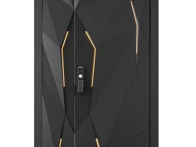 Entrance door set181 3D model