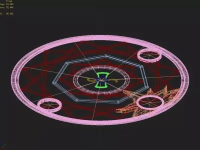 Rainbow City - Landmark 01 3D model
