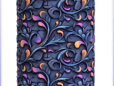 Stylized Ornaments Seamless Texture Texture shop