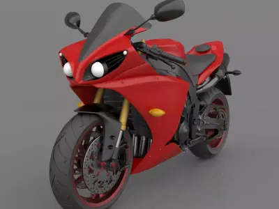 Yamaha YZF R1 2011-2014 3D Model Ready to Print STL File 3D print model