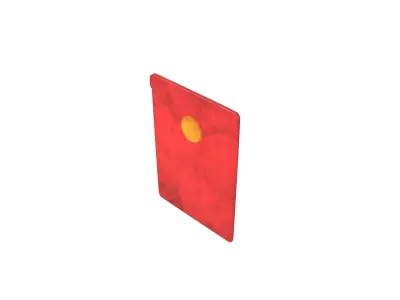 Red Envelope v1 002 Low-poly 3D model