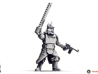Valour Korps - Sergeant Mauser 3D print model