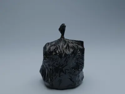 Trashbag - Small 2 Low-poly 3D model