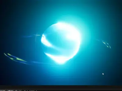 Unreal Engine 5  Beautiful Magical Orb VFX effect animation Low-poly 3D model