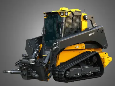 335 P-Tier Compact Track Loader  - Smart Grade 3D model
