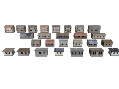 House Generic home generic Indonesian Low-poly 3D model
