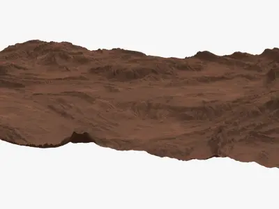  Desert Relief Landscape V2 Surface Plan 8K 