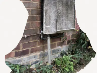 Outside Weathered Electrical box 3D model