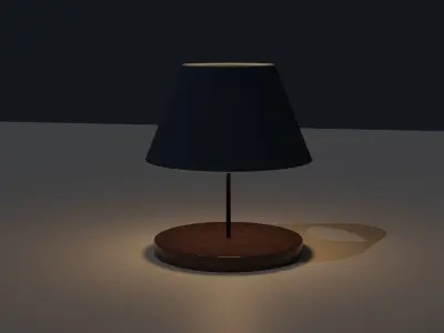 Simple lamp 3D model purchase