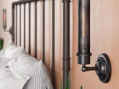 Carson Light Armed Sconce 3D model