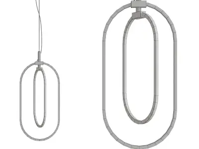 Merlin chandeleir 3d model Low-poly 3D model