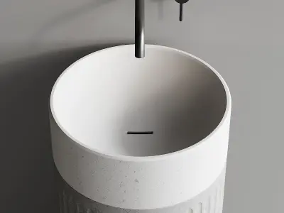 His Odri K Vanity Unit Set 1 3D model