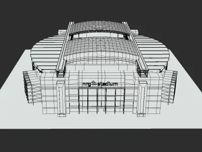  NRG Stadium 3D 3D model