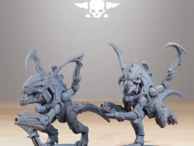 Xenarid Infantry 2 3D print model
