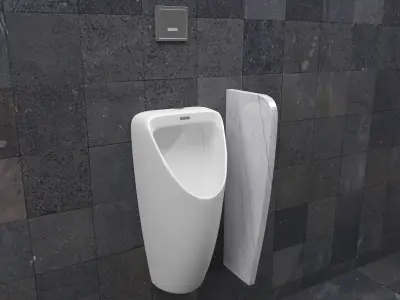 Collection Urinal 4 3D Model Pack
