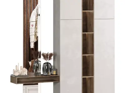 Hallway 3D model 7