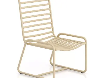 Wooden Chair 3D model 3