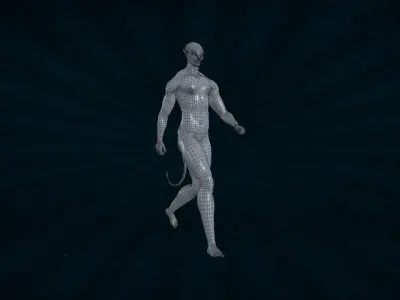 AVTR-003 Avatar Walking Animation 3D model