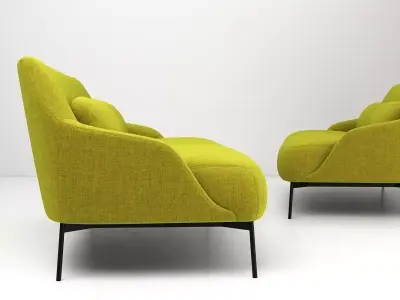 2-Seater Sofa 3D model
