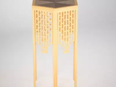 Hexagon Shaped Teepo 3D model